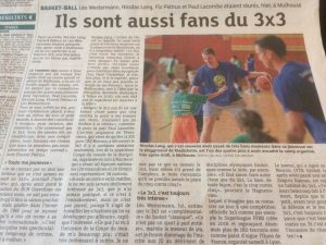 1 - Article journal l'Alsace 3c3 AB Camps